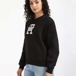 tommy hilfiger Women Brand Print Regular Fit Sweatshirt image 3