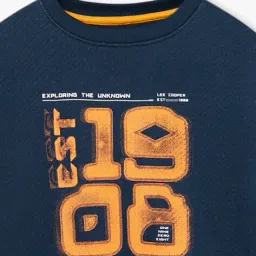 lee cooper Boys Graphic Print Regular Fit Sweatshirt image 3