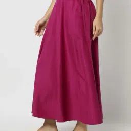 yousta Women Flared A-Line Skirt image 3