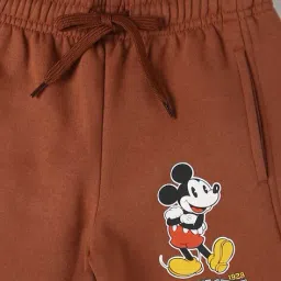 kb team spirit Boys Mickey Mouse Print Joggers with Drawstring Waist image 3
