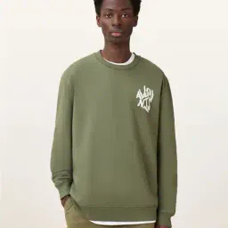 all saints Orlando Regular Fit Crew-Neck Sweatshirt image 3