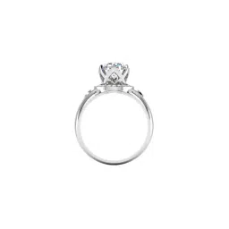 iski uski White Gold Sky Solitaire Ring image 3