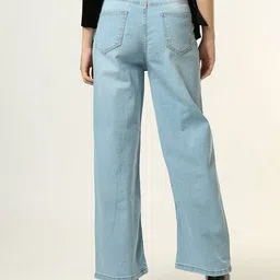buda jeans co Women Lightly Washed Wide-Leg Jeans image 3