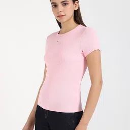 tommy hilfiger Slim Essential Rib SS Ext T-Shirt image 3