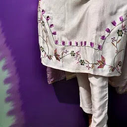 phulkari forever Women Relaxed Fit Flat-Front Pants image 3