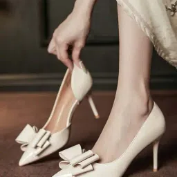 decorfur Women Pointed-Toe Heeled Sandals image 3