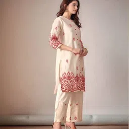 indie picks Embellished and Embroidery Kurta Set image 3