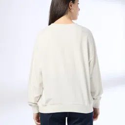 dnmx Women Graphic Print Loose Fit Sweatshirt image 3