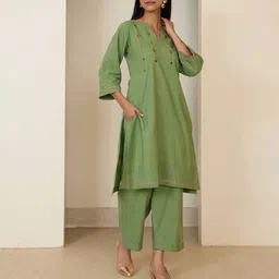 dmunesh fashion Women Embroidery Kurta Set image 3