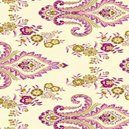 urban space Floral Print Double Size Bedsheet with Pillow Covers image 4