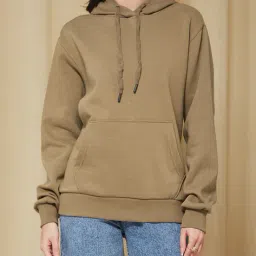 Shein Medium Length Drop Shoulder Hoodie With Pocket image 1