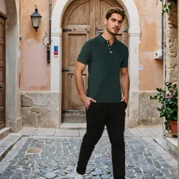 Shein Medium Length Short Sleeves Polo Tshirt image 4