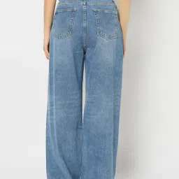 yousta Women Wide Leg Long Length Jeans image 4