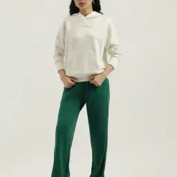 united colors of benetton Women Typographic Print Regular Fit Hoodie image 4