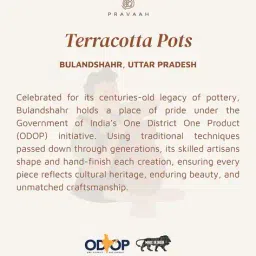 pravaah 7 Wick Terracota Pot Poured Fragrance Soy Wax Candle image 4