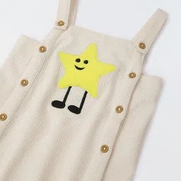 spunkies Embroidered Rompers with Button Closure image 4