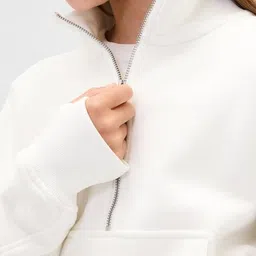 gap kids Girls Regular Fit Sweatshirt with Kangaroo Pocket image 4