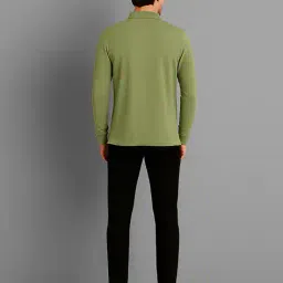 sandpiper Men Self-design Regular Fit Polo T-shirt image 4