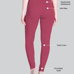 lyra Full-Length Cotton Stretchable Leggings image 5
