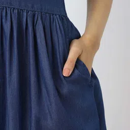 fyre rose V-Neck Fit & Flare Dress with Pocket image 5