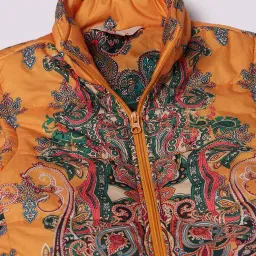 fusion Women Paisley Print Quilted Jacket image 5