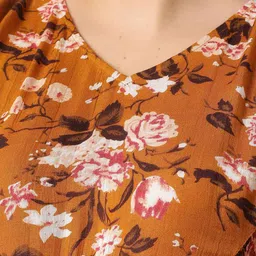 buda jeans co Floral Print A-Line Dress image 5