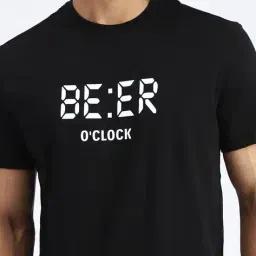 Shein Short Sleeves Typographic Chest Print Crew Tshirt image 5