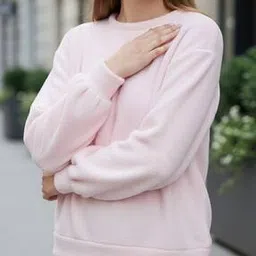 Shein Drop Shoulder Back Panelled Cut-Out Sweatshirt-picture-19