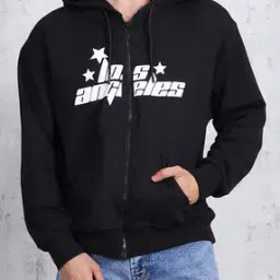 Shein Drop Shoulder Typographic Chest Print Hoodie-image-12