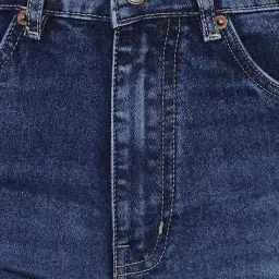 Shein Full Length Fly with Button Closure Mid Wash Jeans image 5