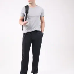 monte carlo Men Straight Fit Track Pants with Elasticated Drawstring Waist image 5
