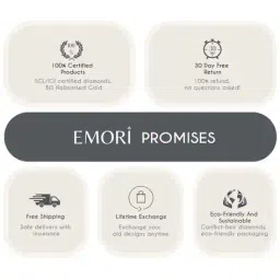 emori Women White Gold Lab Grown Diamond-Studded Ring image 5