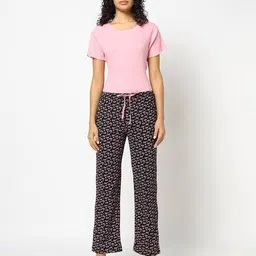 yousta Women Printed Pyjamas image 5