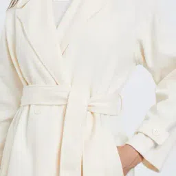 styli Women Regular Fit Self-design Coat image 5