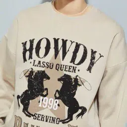 max Women Stylised Fit Sweatshirt image 5