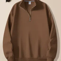fashion and youth Men Regular Fit Sweatshirt with Full Sleeves image 1