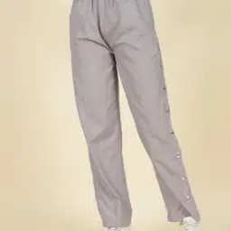 Shein Ankle Length Straight Track Pants With Pockets-picture-43