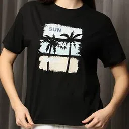 Shein Drop Shoulder Graphic Chest Print Crew Tshirt-picture-16