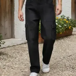 Shein Full Length Panelled Carpenter Style Cargo Jeans-picture-30