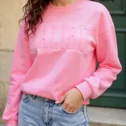 Shein Drop Shoulder Typographic Chest Print Sweatshirt-picture-34