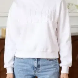 Shein Drop Shoulder Typographic Chest Print Sweatshirt-picture-44