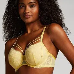 hunkemoller Women Lidia Lace Lightly Padded Underwired T-Shirt Bra-picture-36