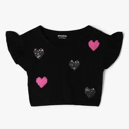 yousta Girls Embellished Boxy Fit Top-picture-48