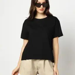 yousta Women Regular Fit Round-Neck T-Shirt-picture-11