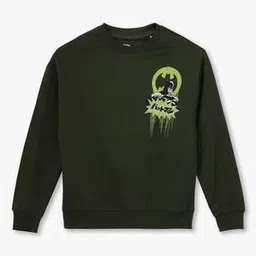 yb dnmx Boys Batman Print Oversized Sweatshirt-picture-32