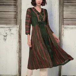project eve Women Printed Flared Kurta-picture-53