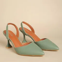 fyre rose Pointed-Toe Heeled Slingback Sandals-picture-33