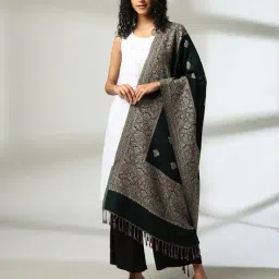 avaasa mixnmatch trends select Women Paisley Woven Prewinter Stole with Tassels image 1