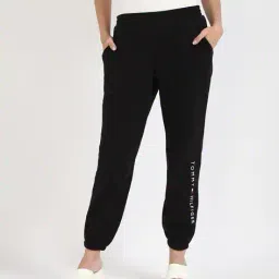 tommy hilfiger Women Brand Embroidered Joggers with Insert Pockets image 1