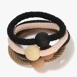 yousta Women Set of 4 Hair Ties-picture-26